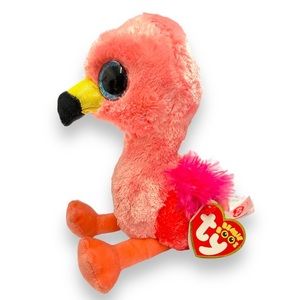 TY Beanie Baby Pink Gilda Flamingo Medium